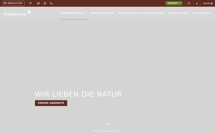Zrzut ekranu draussenzeit.de