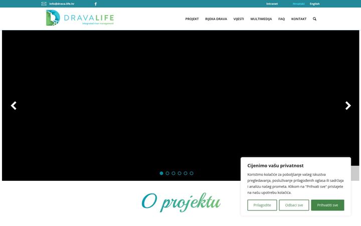 Screenshot of drava-life.hr