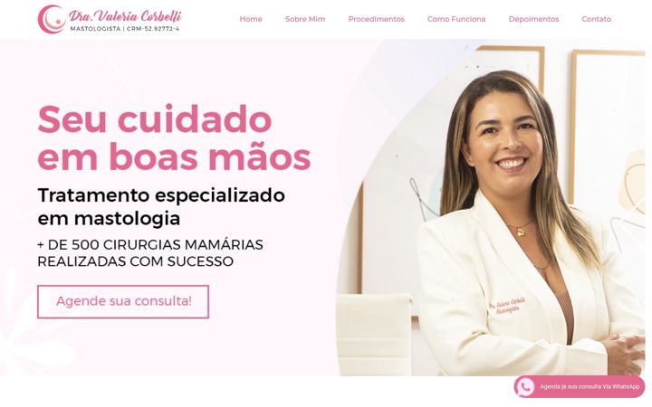 Screenshot von dravaleriacorbelli.com.br