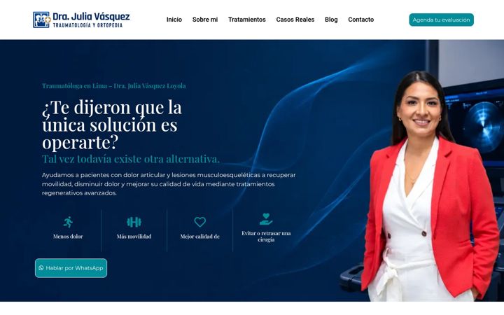 Screenshot of dravasqueztraumatologia.com