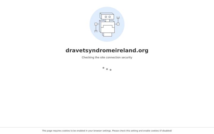 Captură de ecran a dravetsyndromeireland.org