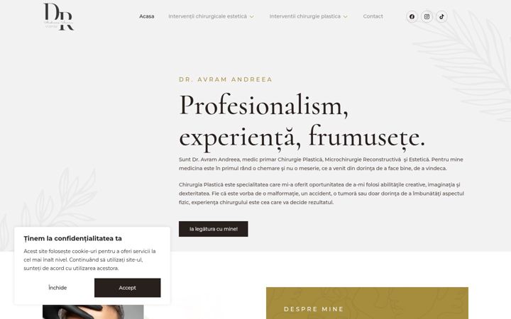 Screenshot of dravramandreea.ro
