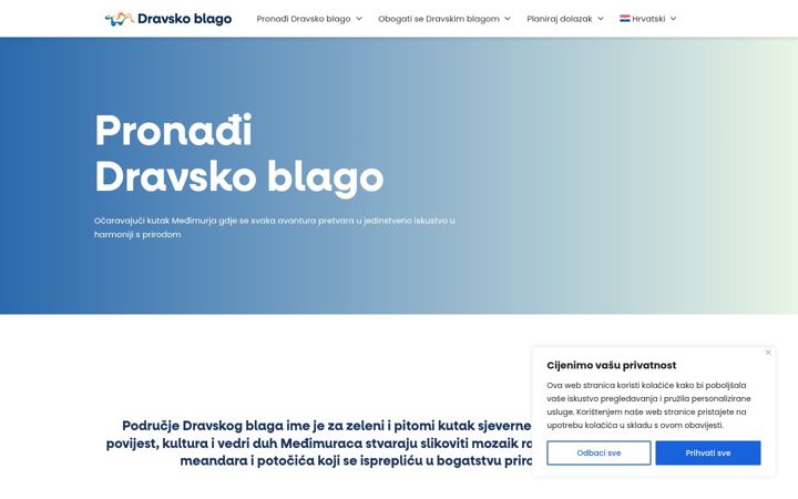 Screenshot of dravskoblago.hr