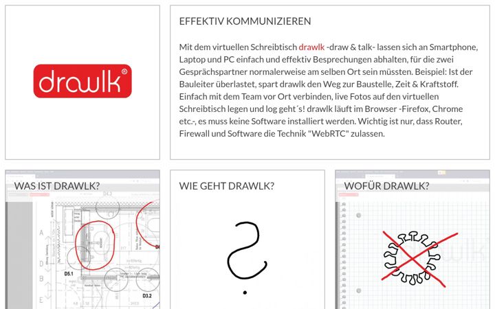 Screenshot of draw2talk.de