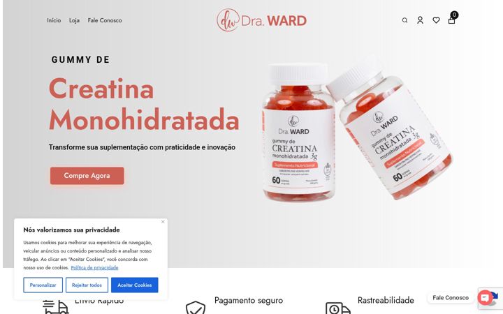 Ekraanipilt saidist draward.com.br