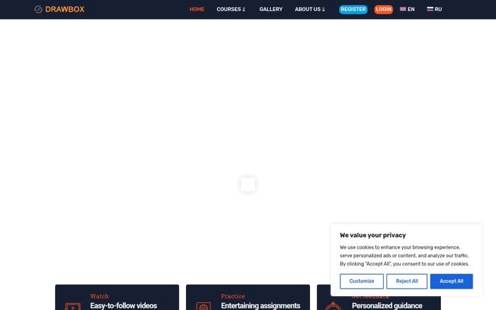 Képernyőkép: drawbox.ai