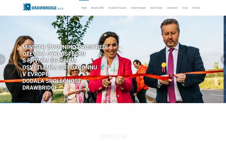 Screenshot di drawbridge.cz