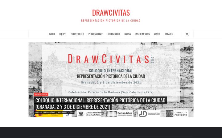 Captură de ecran a drawcivitas.org