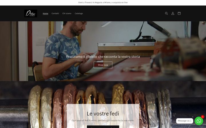 Screenshot of drawgioielli.com