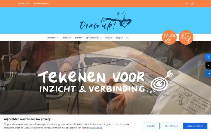 Captura de pantalla de drawup.nl