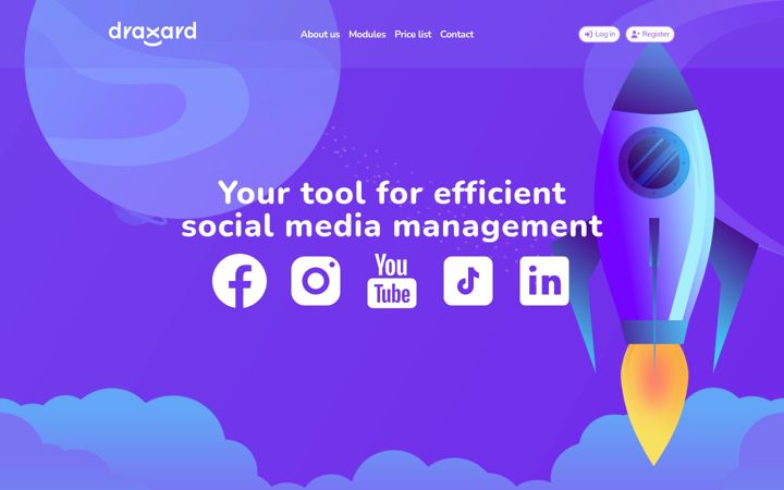 Screenshot of draxard.com