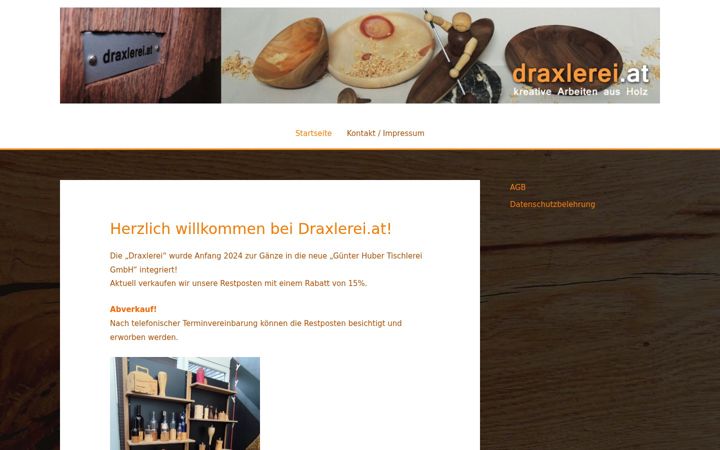 Zrzut ekranu draxlerei.at