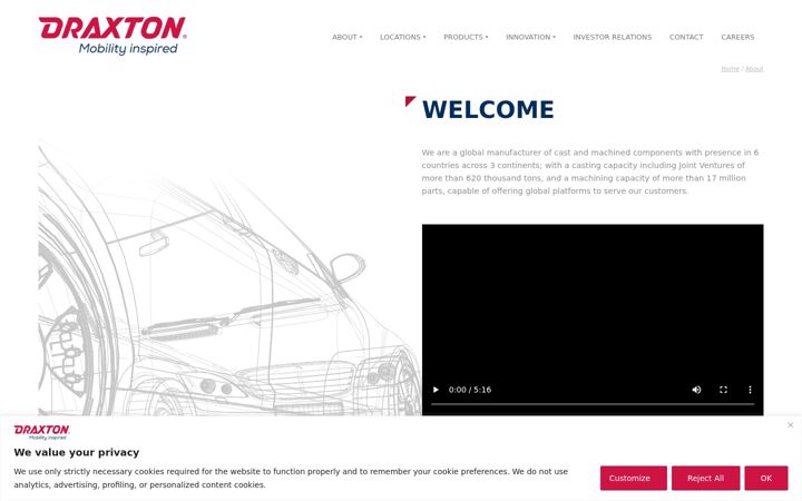 Screenshot of draxton.com