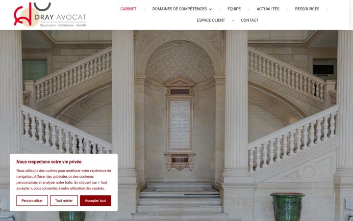 Captura de pantalla de dray-avocat-nimes.fr