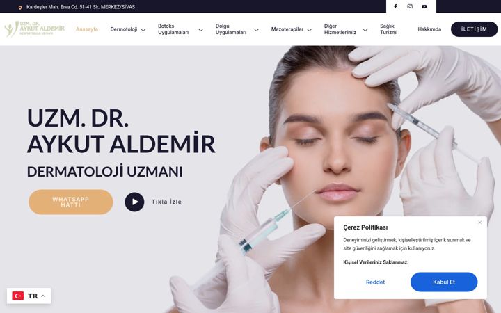 Screenshot of draykutaldemir.com