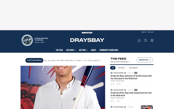 Screenshot of draysbay.com