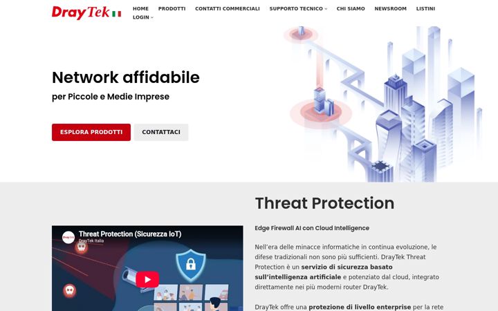 Screenshot of draytek-corp.it