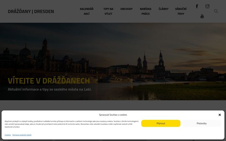 Snímek obrazovky drazdany.cz