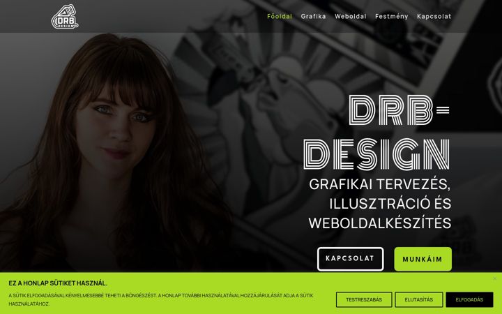Ekrānuzņēmums no drb-design.hu