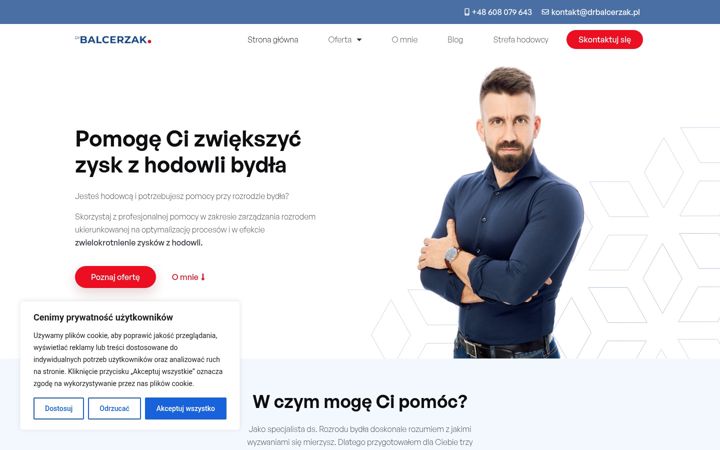 Skærmbillede af drbalcerzak.pl