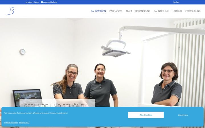 Screenshot of drbals.de
