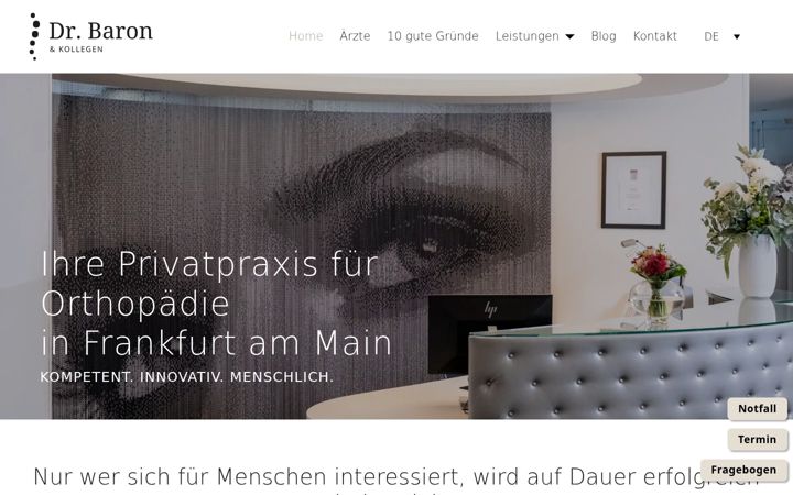 Screenshot of drbaron.de