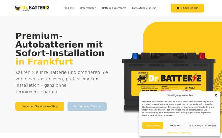 Screenshot of drbatterie.de