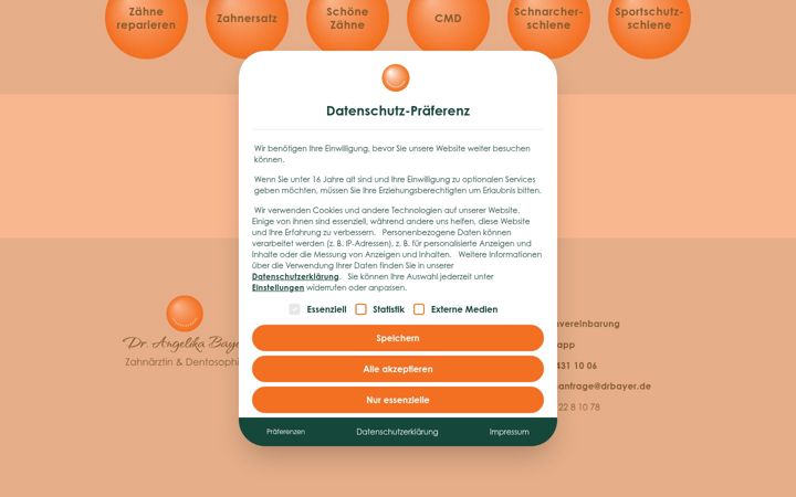 Screenshot of drbayer.de