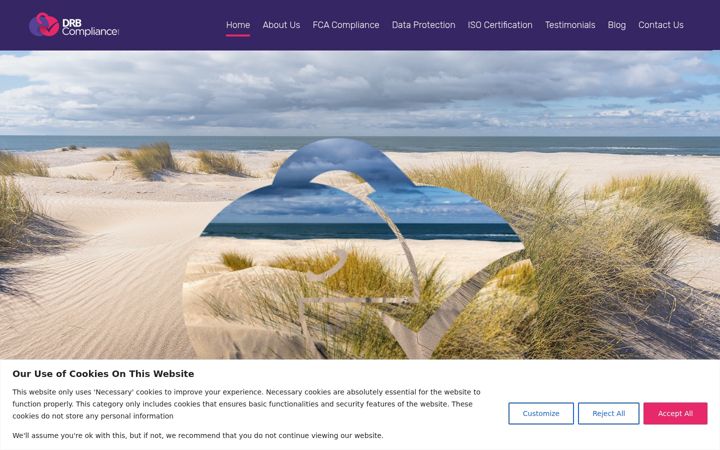 Screenshot of drbcompliance.com