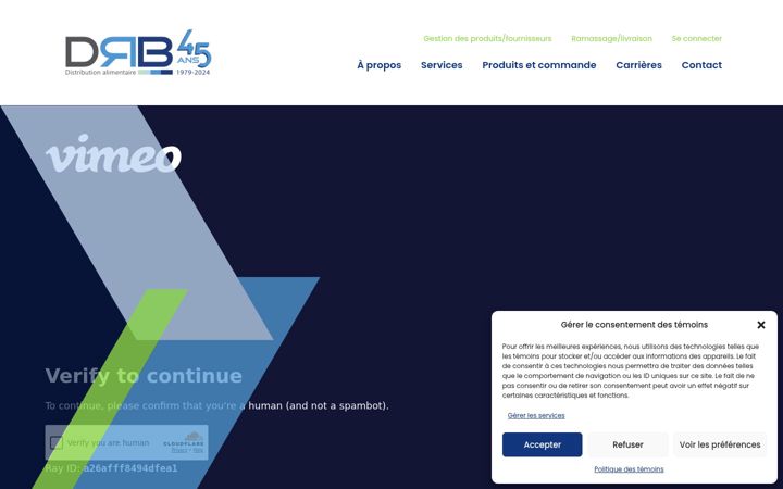 Screenshot of drbdistribution.com