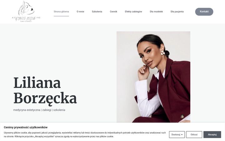 Skærmbillede af drbeautymaker.pl