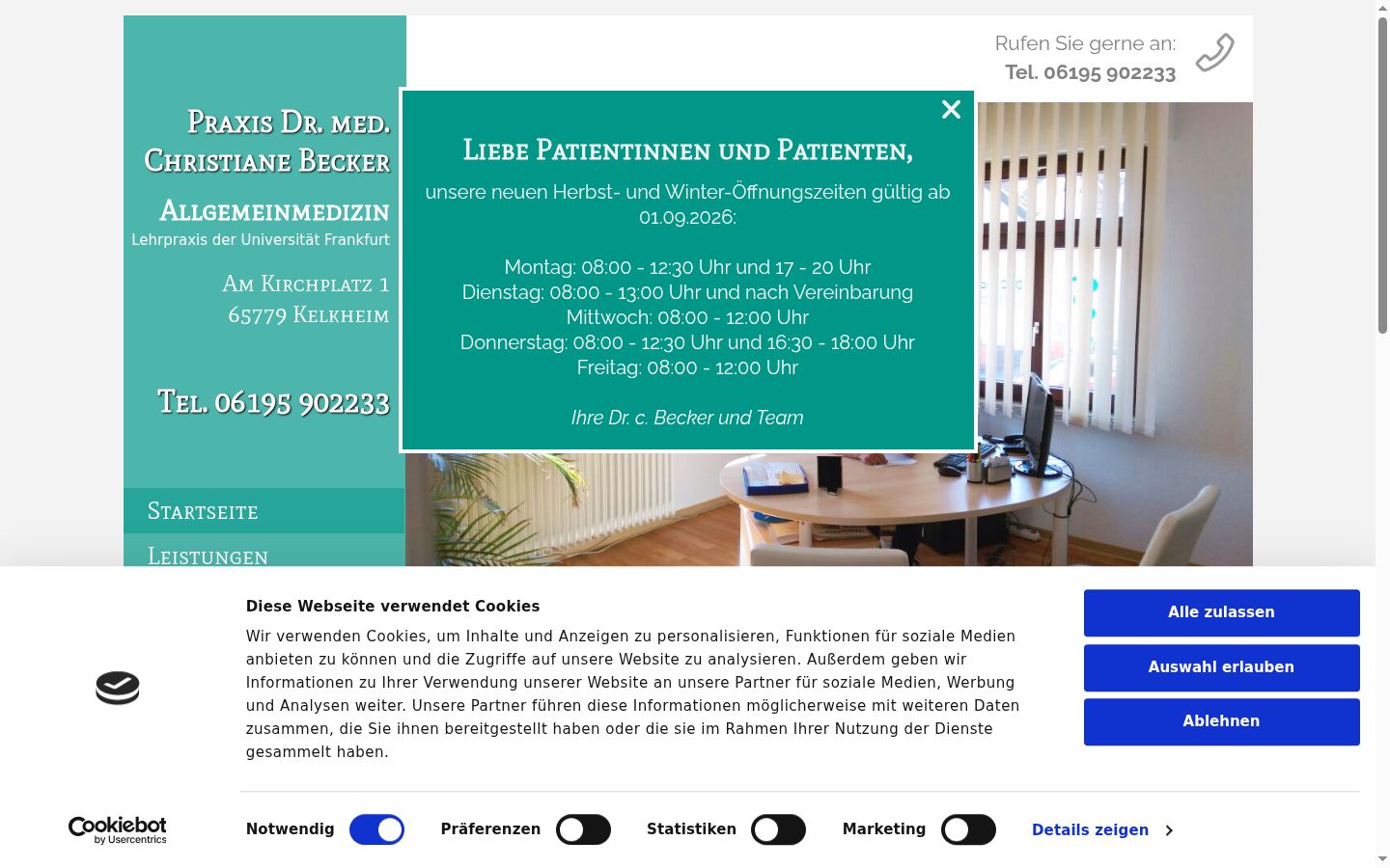 Sutikimo reklamjuostės, rodytos prieš bet kokią sąveiką, ekrano kopija