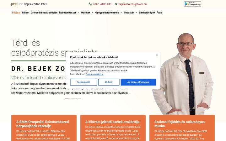 Ekrānuzņēmums no drbejekzoltan.hu