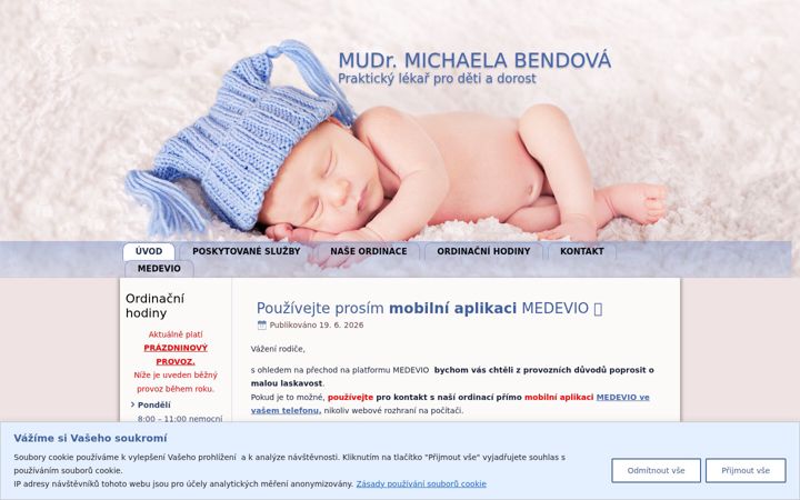 Snímek obrazovky drbendova.cz