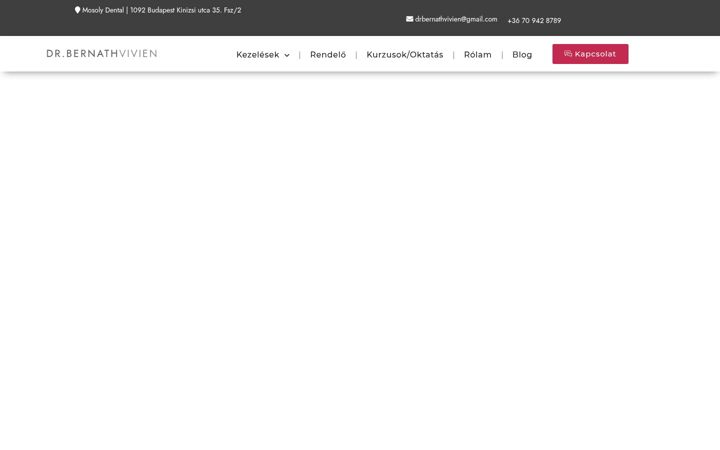 Screenshot of drbernathvivien.hu