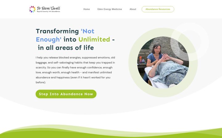Screenshot of drbernisewell.com