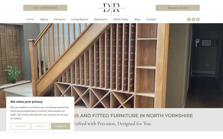 Screenshot di drbespokecabinetry.co.uk
