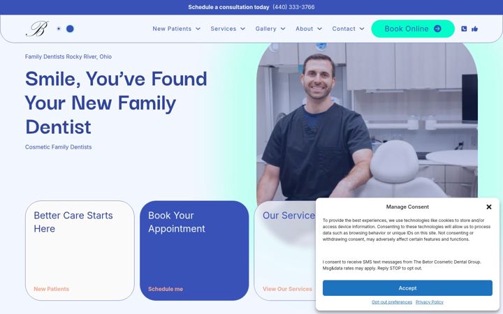 Screenshot of drbetor.com