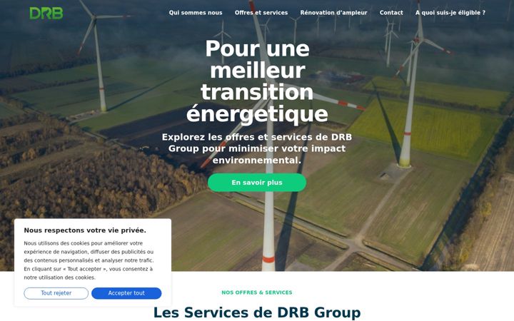 Screenshot of drbgroup.fr