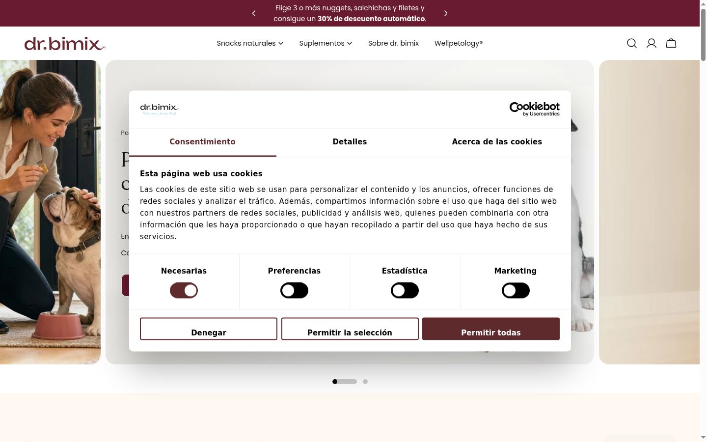 Sutikimo reklamjuostės, rodytos prieš bet kokią sąveiką, ekrano kopija