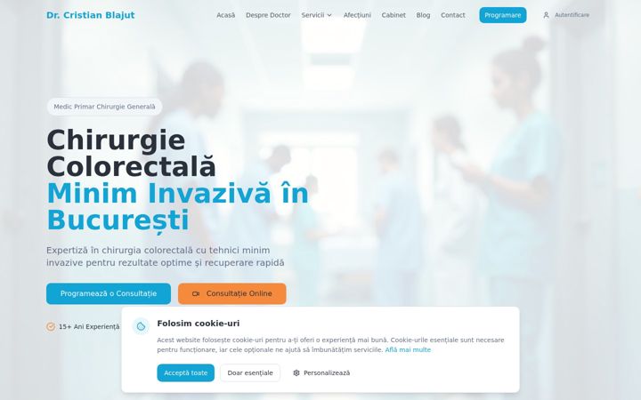 Screenshot του drblajut.ro