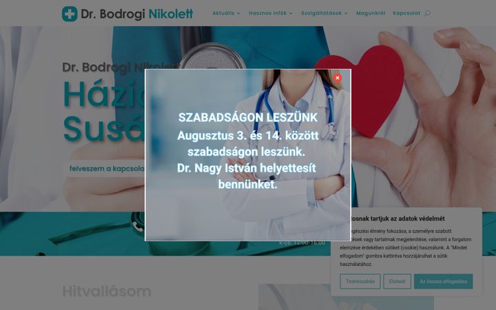 Screenshot of drbodroginikolett.hu