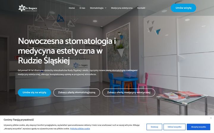 Skærmbillede af drbogacz.pl