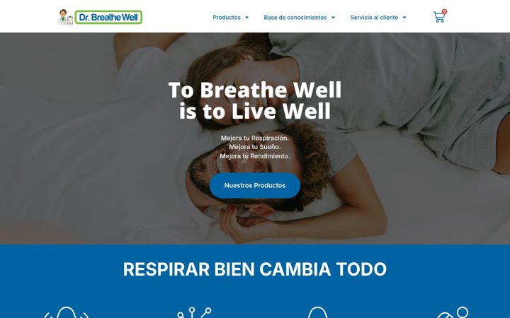 Zrzut ekranu drbreathewell.es