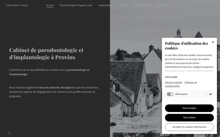 Captura de pantalla de drbriandprovins.fr