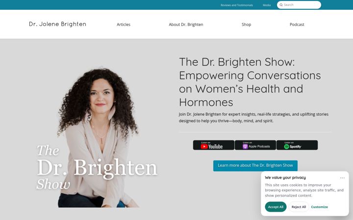 Screenshot of drbrighten.com