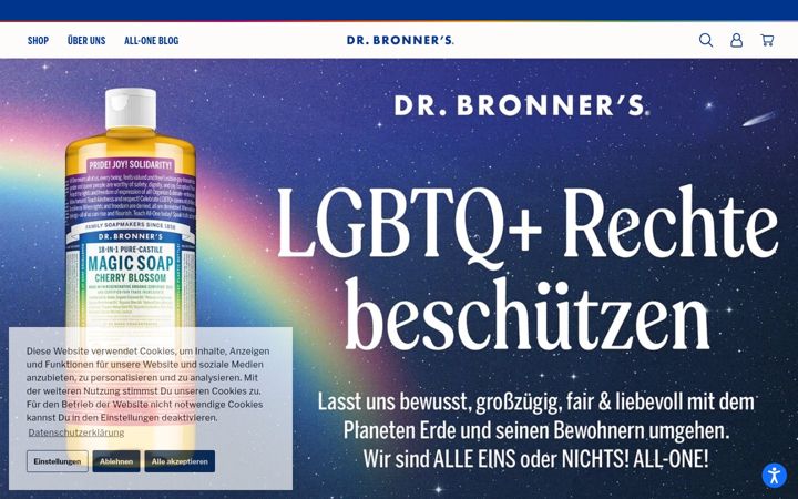 Skjermbilde av drbronner.de