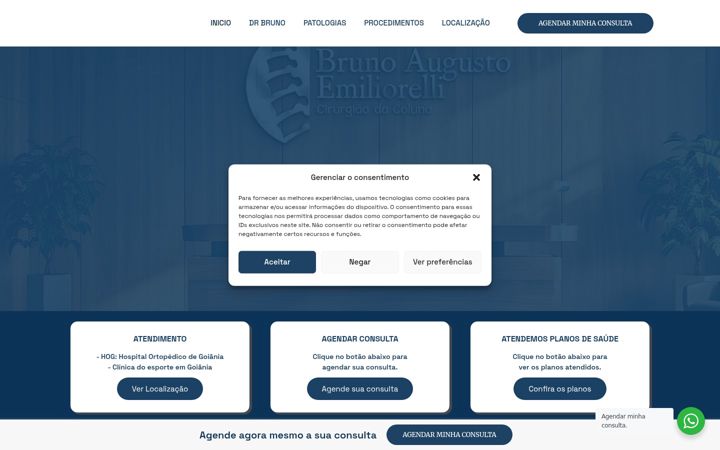 Екранна снимка на drbrunnoemiliorelli.com.br