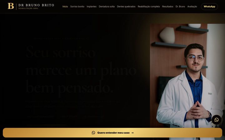 Екранна снимка на drbrunobrito.com.br