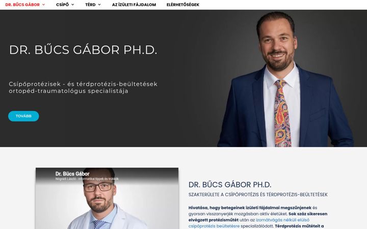 Screenshot of drbucs.hu